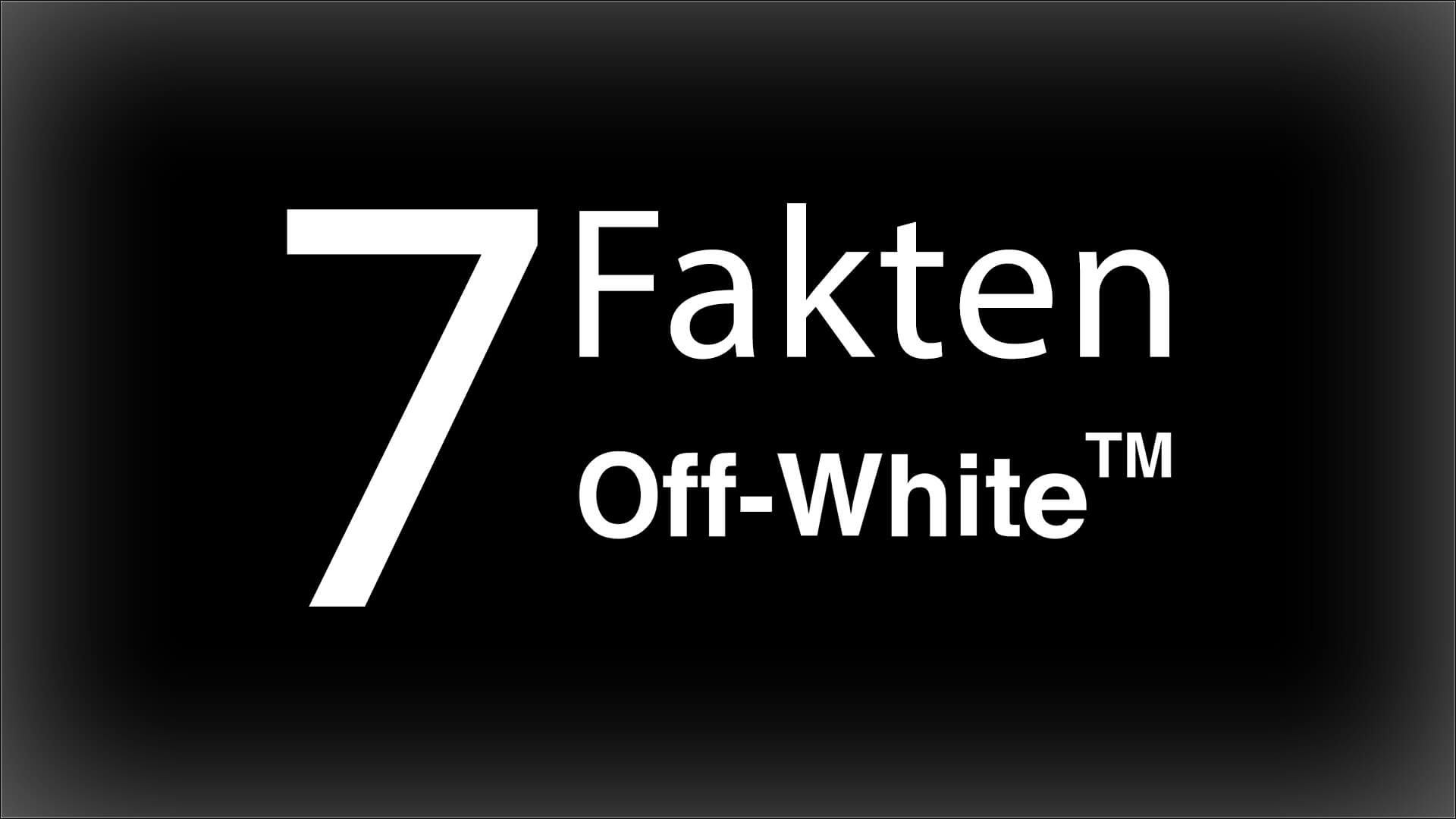 Sneaker Fun Facts – 7 Nike x Off White Fun Facts