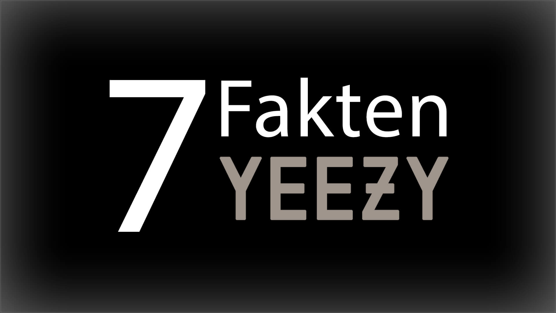 Sneaker Fun Facts – 7 Yeezy Facts