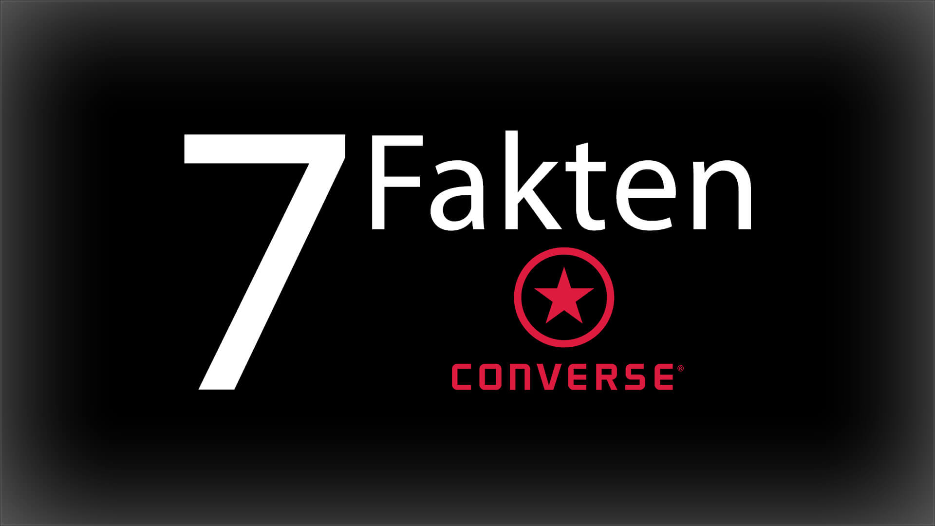 Sneaker Fun Facts – 7 Converse Facts